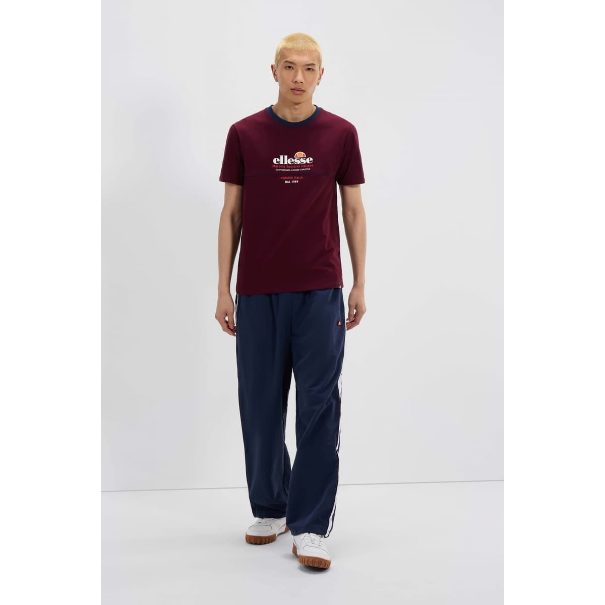 Men's T-Shirts Ellesse Bordeaux