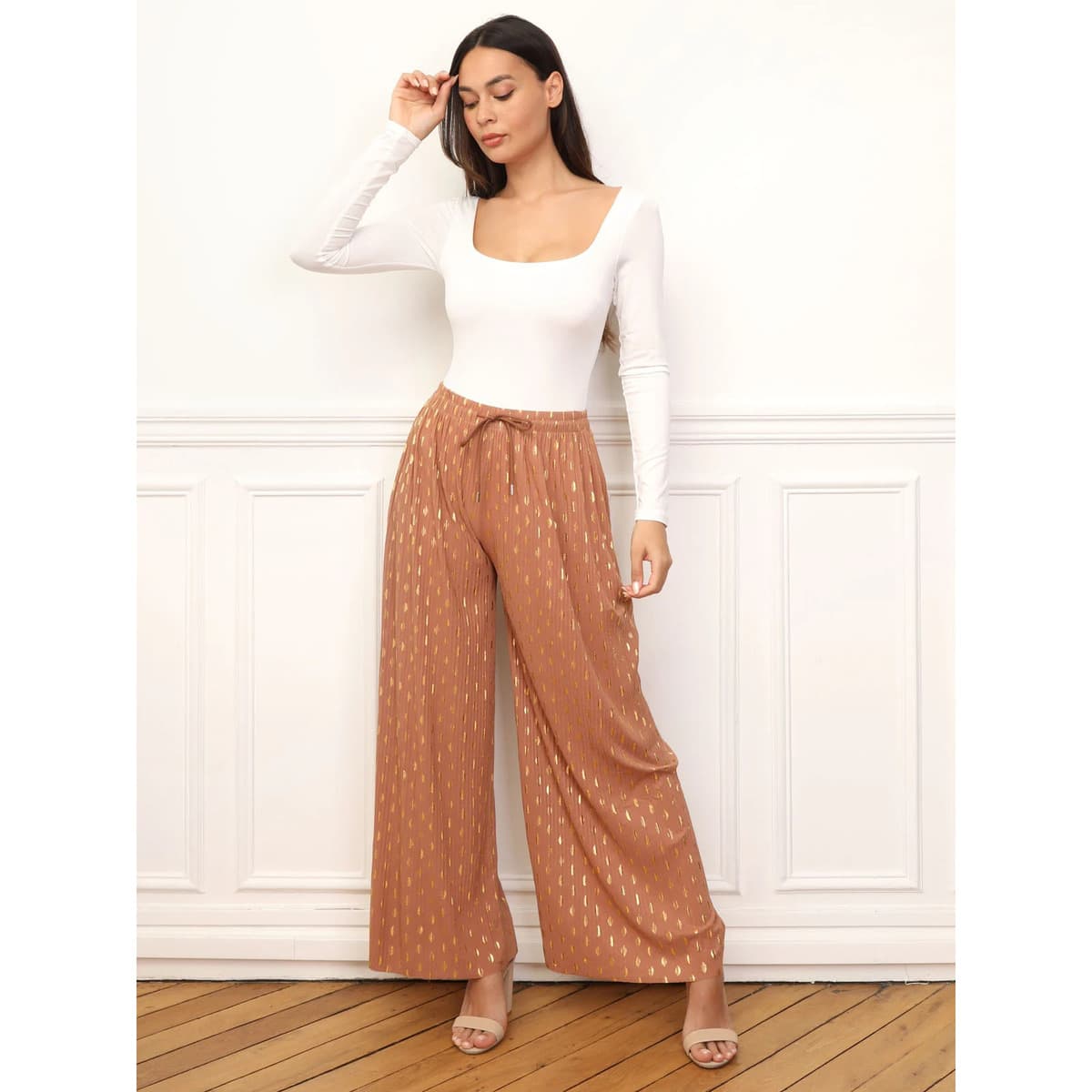 Women's Pants La Modeuse Brown