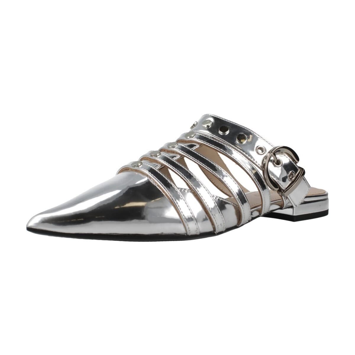 Women's Ballet Flats Pinko Silver