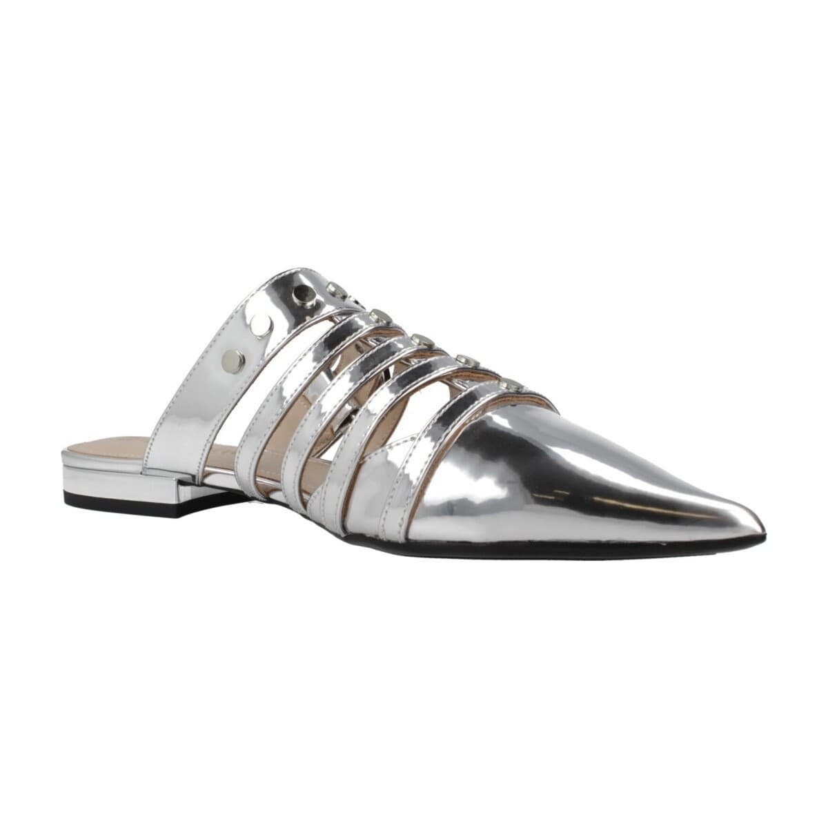 Women's Ballet Flats Pinko Silver