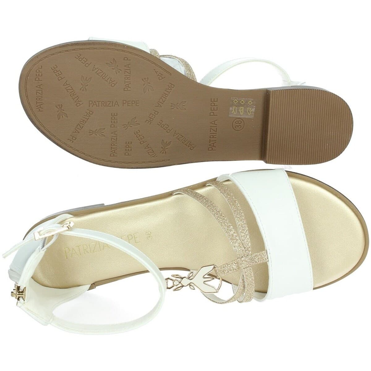 Girls' Sandals Patrizia Pepe White