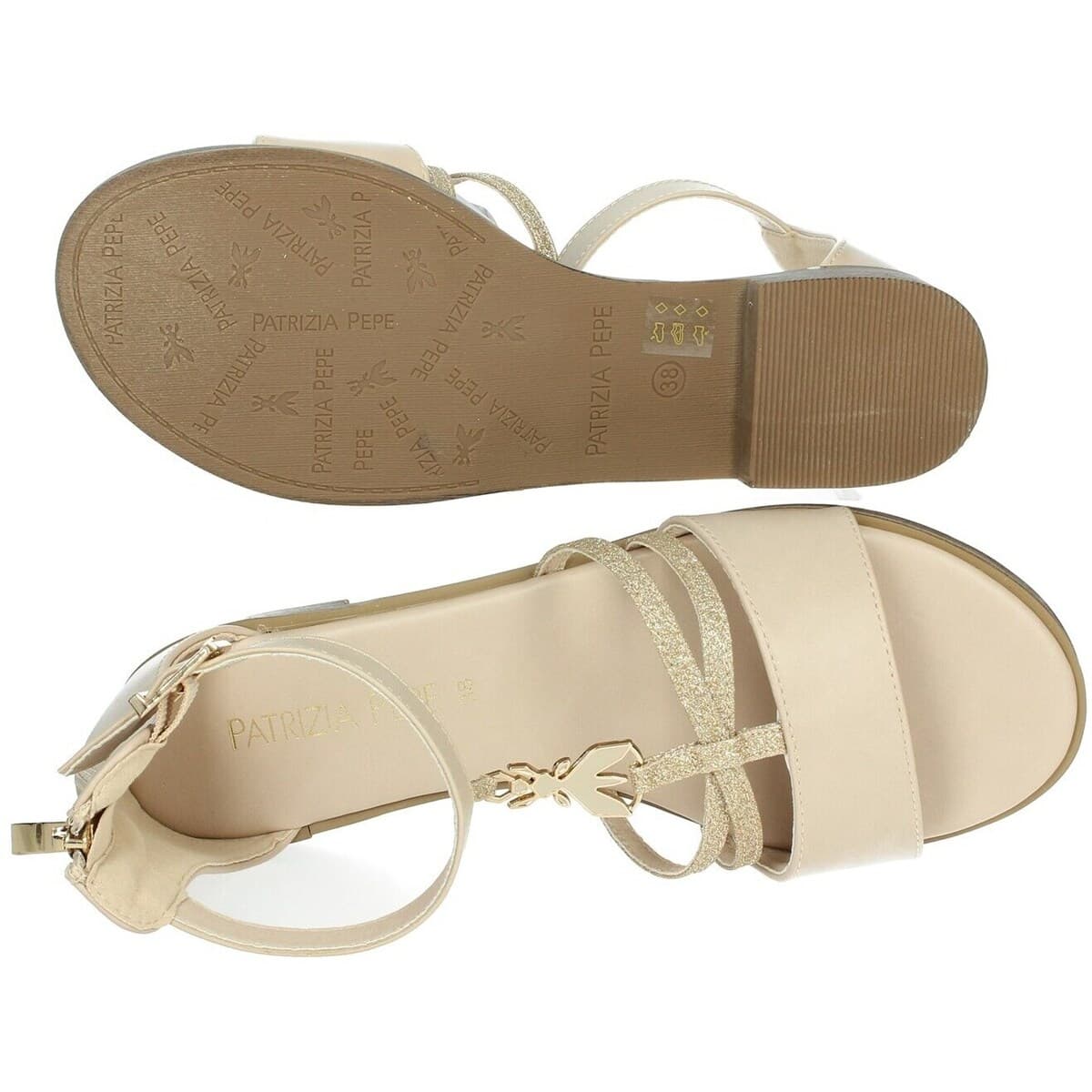Girls' Sandals Patrizia Pepe Beige