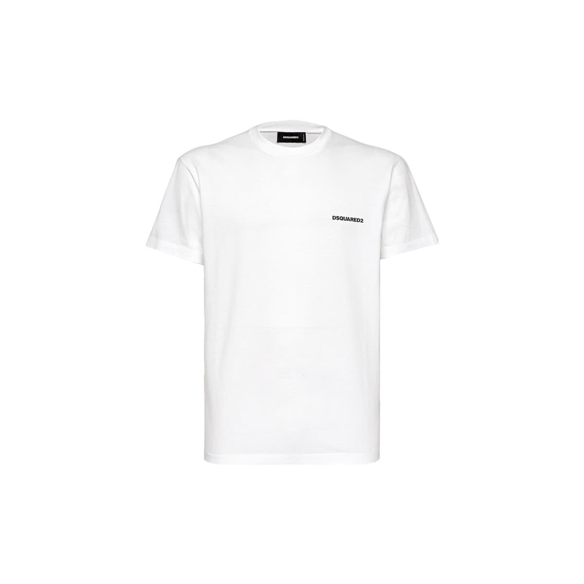 T-shirt με κοντά μανίκια Dsquared VELVET LOGO REGULAR FIT T-SHIRT MEN