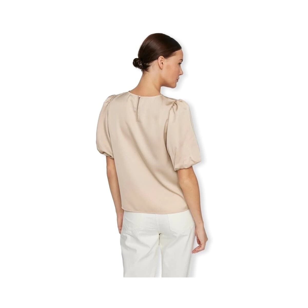 Women's T-Shirts Vila Beige