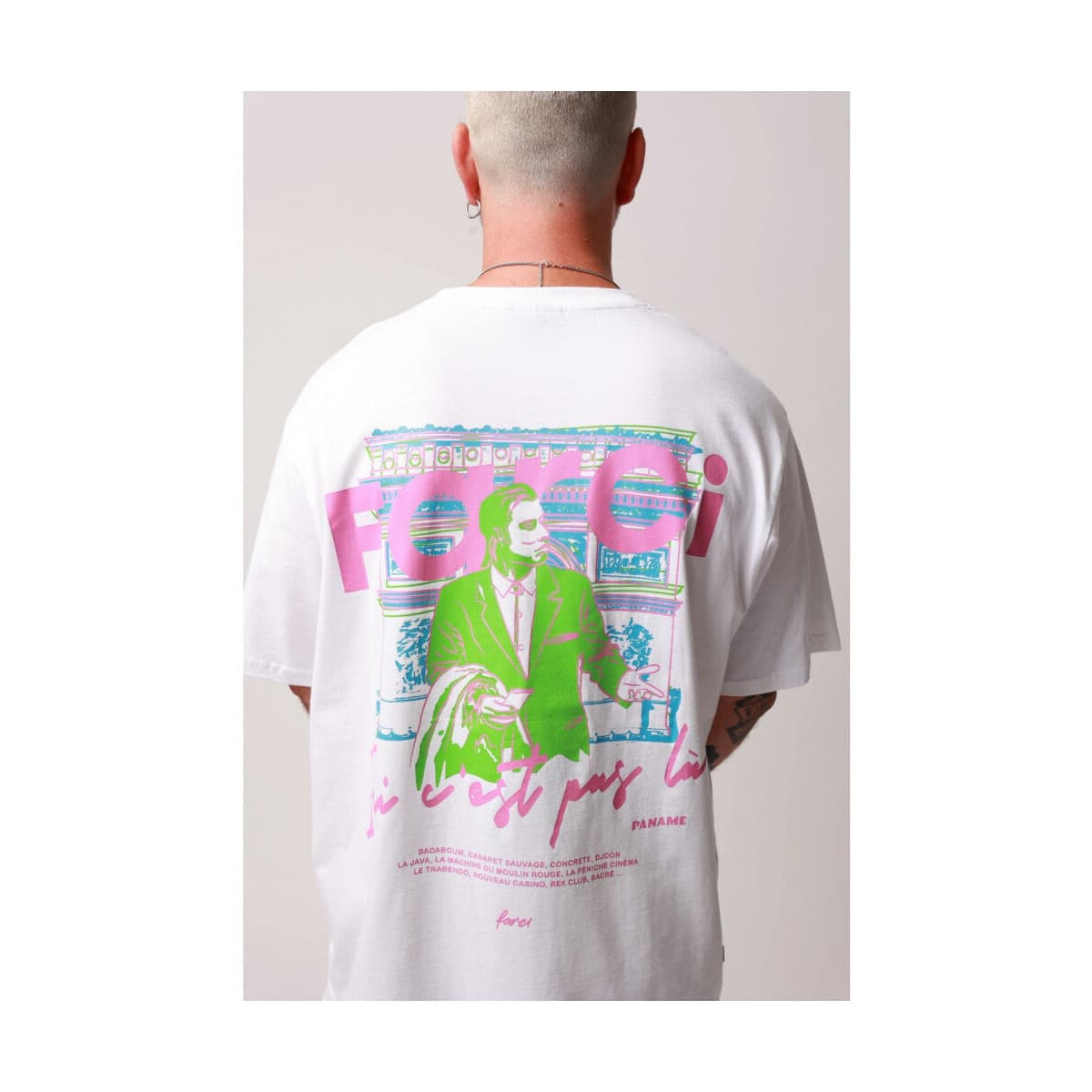 Men's T-Shirts Farci White