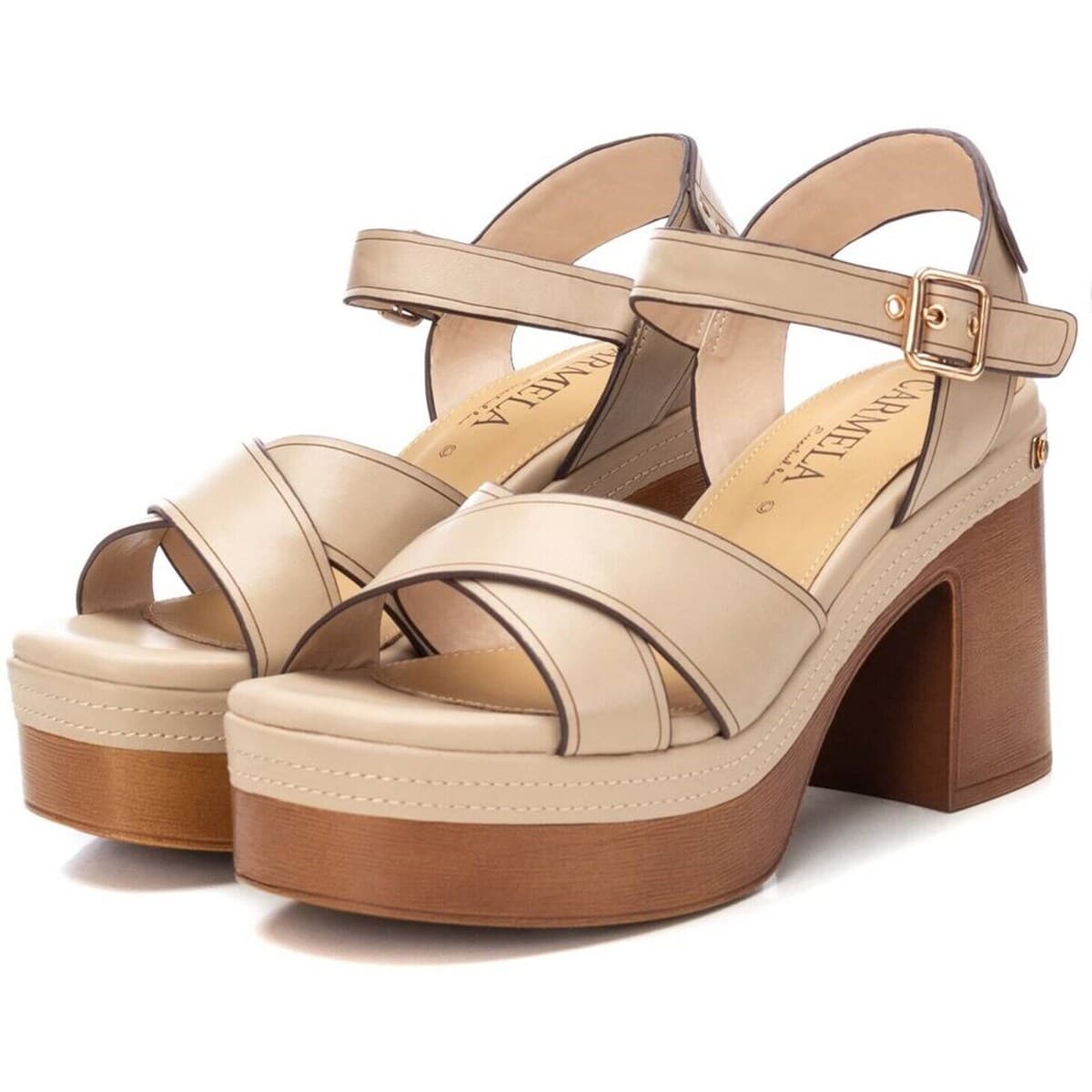 Women's Platforms Carmela Beige