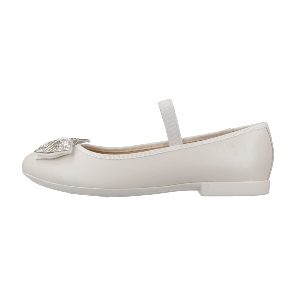 Girls' Dress Shoes Geox White