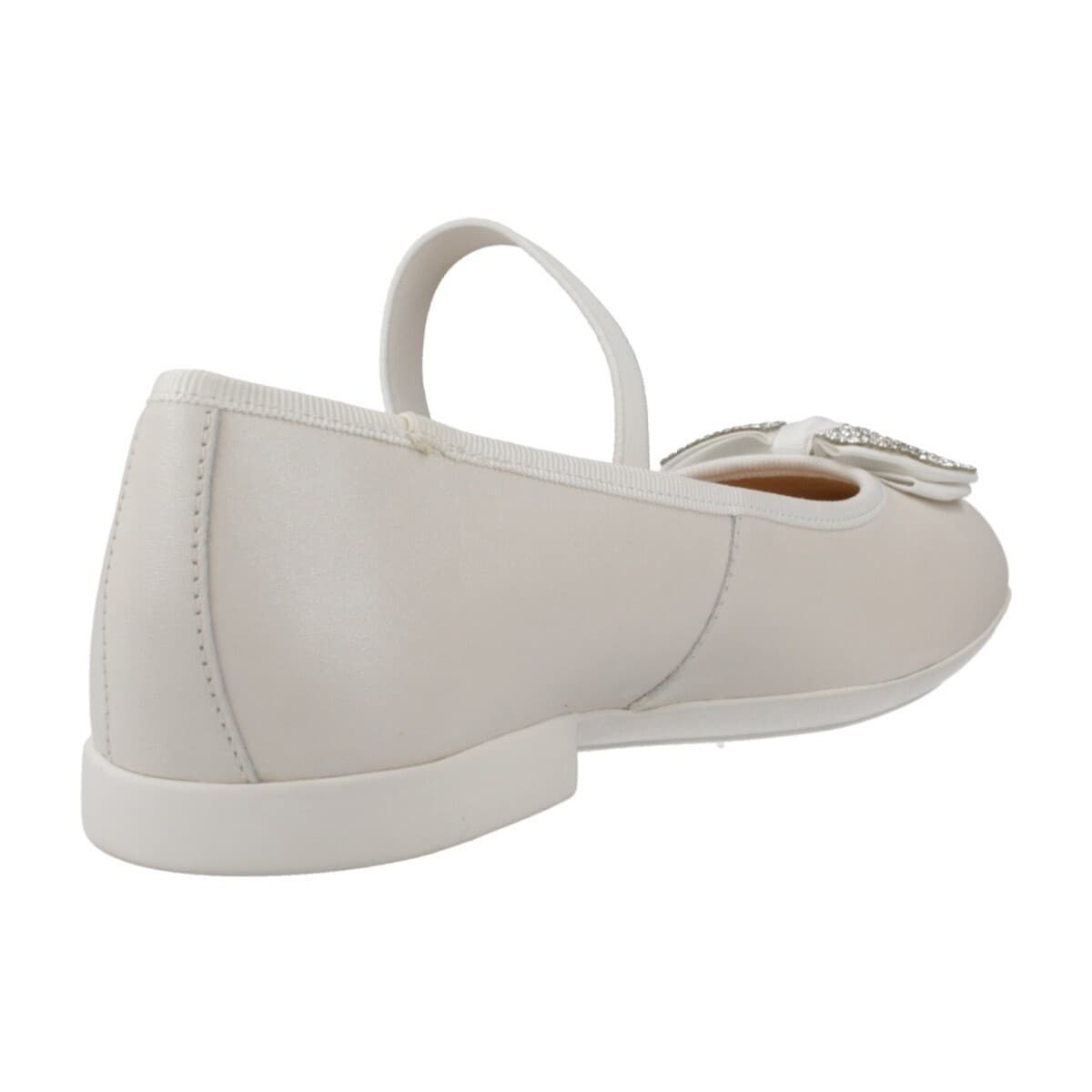 Girls' Dress Shoes Geox White