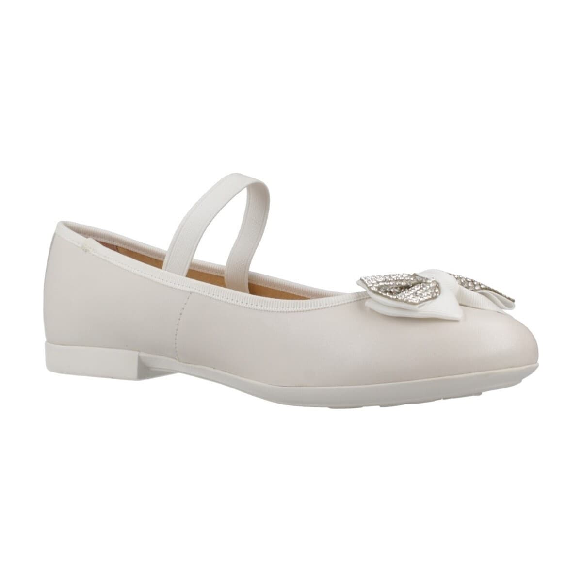 Girls' Dress Shoes Geox White