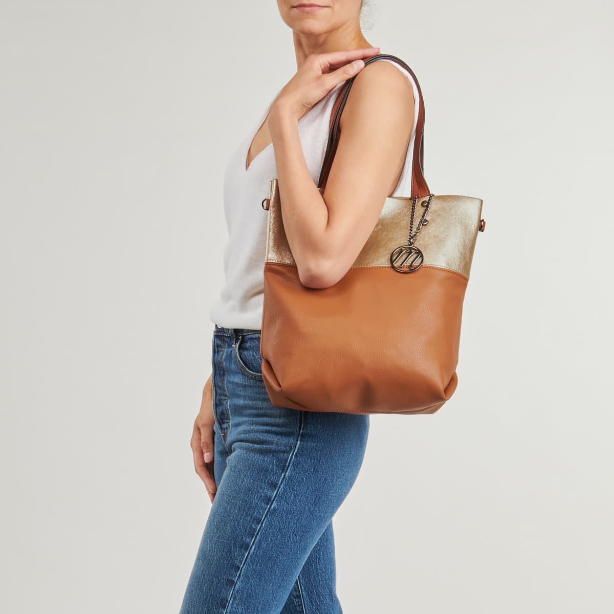 Women's Tote Bags Moony Mood Brown