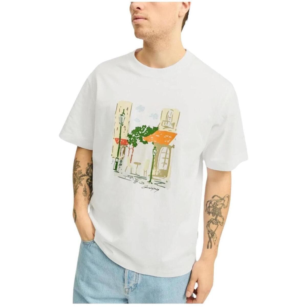 Men's T-Shirts Jack & Jones White