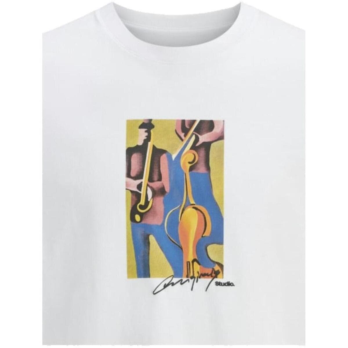 Men's T-Shirts Jack & Jones White