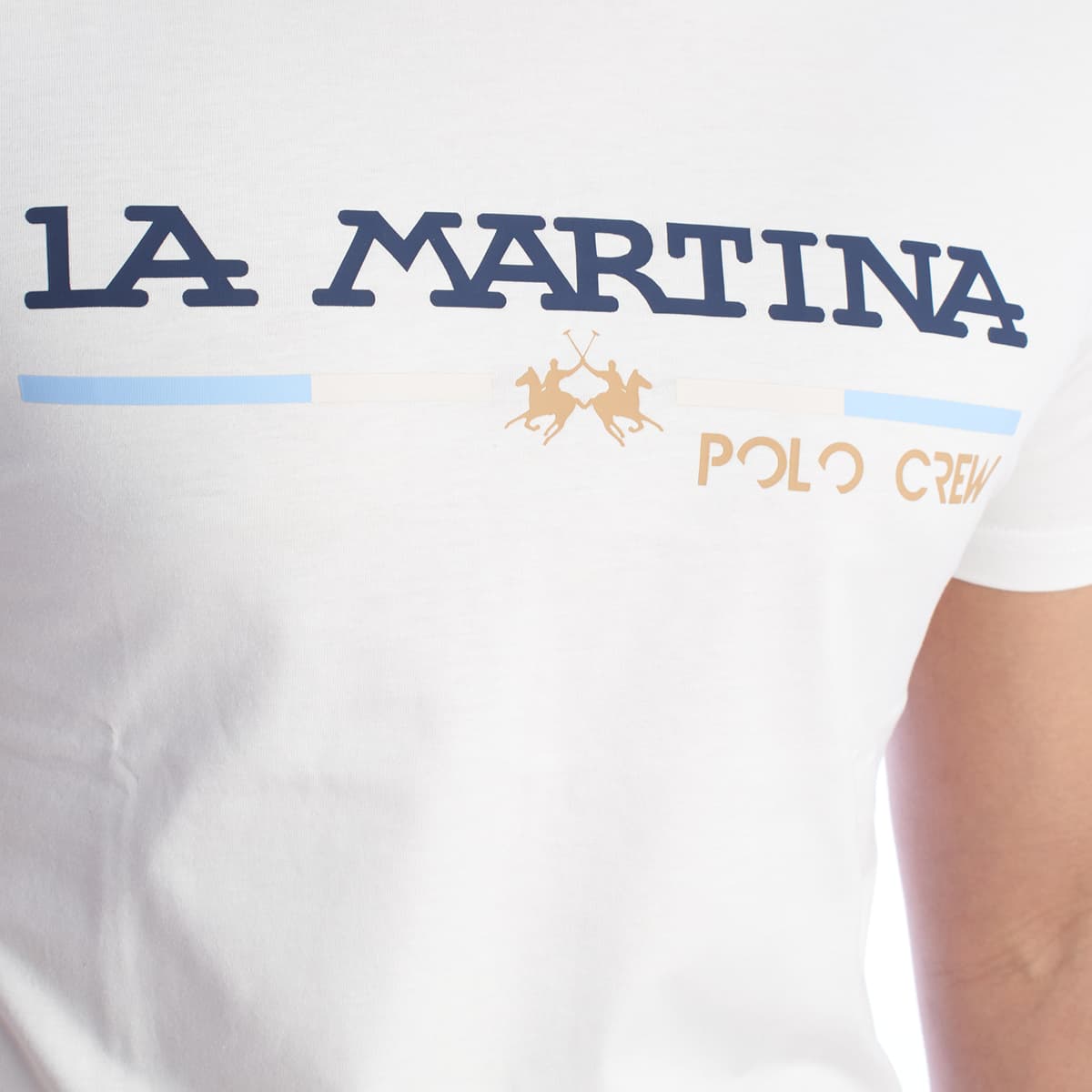 Men's T-Shirts La Martina White