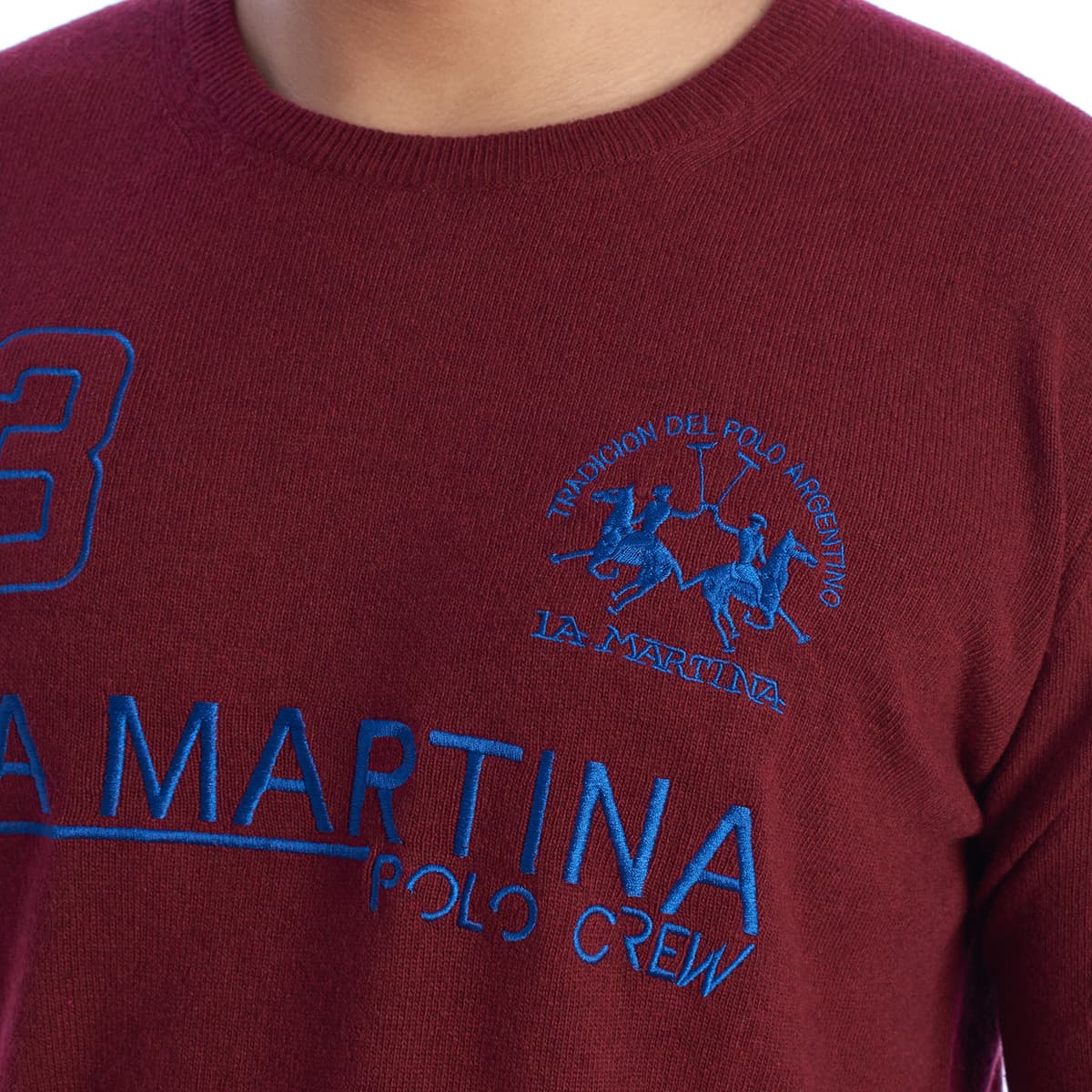 Men's Sweaters La Martina Bordeaux