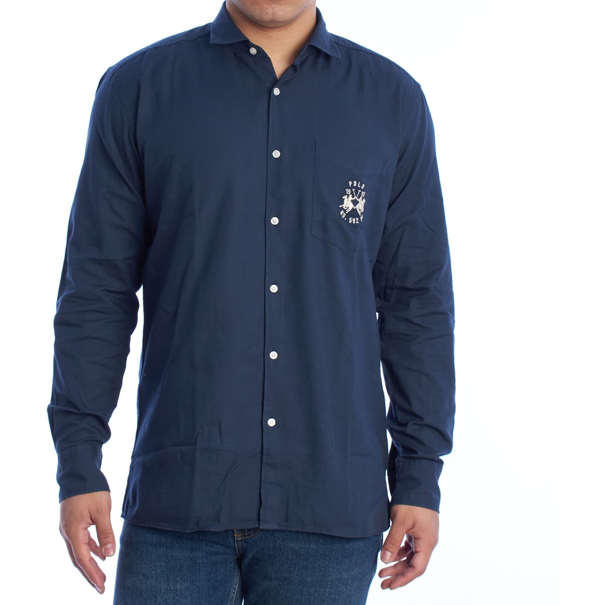 Πουκάμισο με μακριά μανίκια La Martina YMC008-OX077-07017