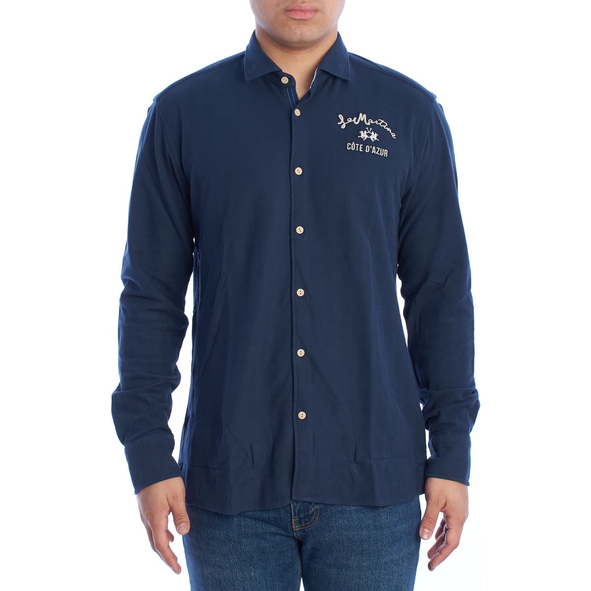 Πουκάμισο με μακριά μανίκια La Martina YMC036-JS394-07017