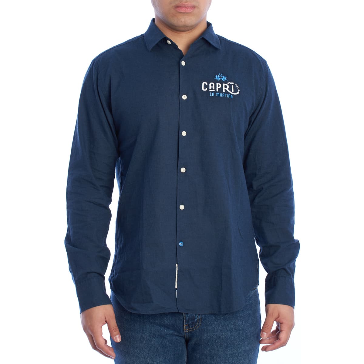 Πουκάμισο με μακριά μανίκια La Martina YMC312-TL072-07017