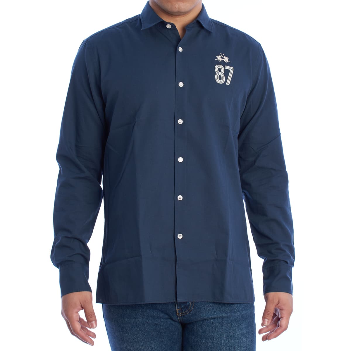 Πουκάμισο με μακριά μανίκια La Martina YMC600-PP666-07017