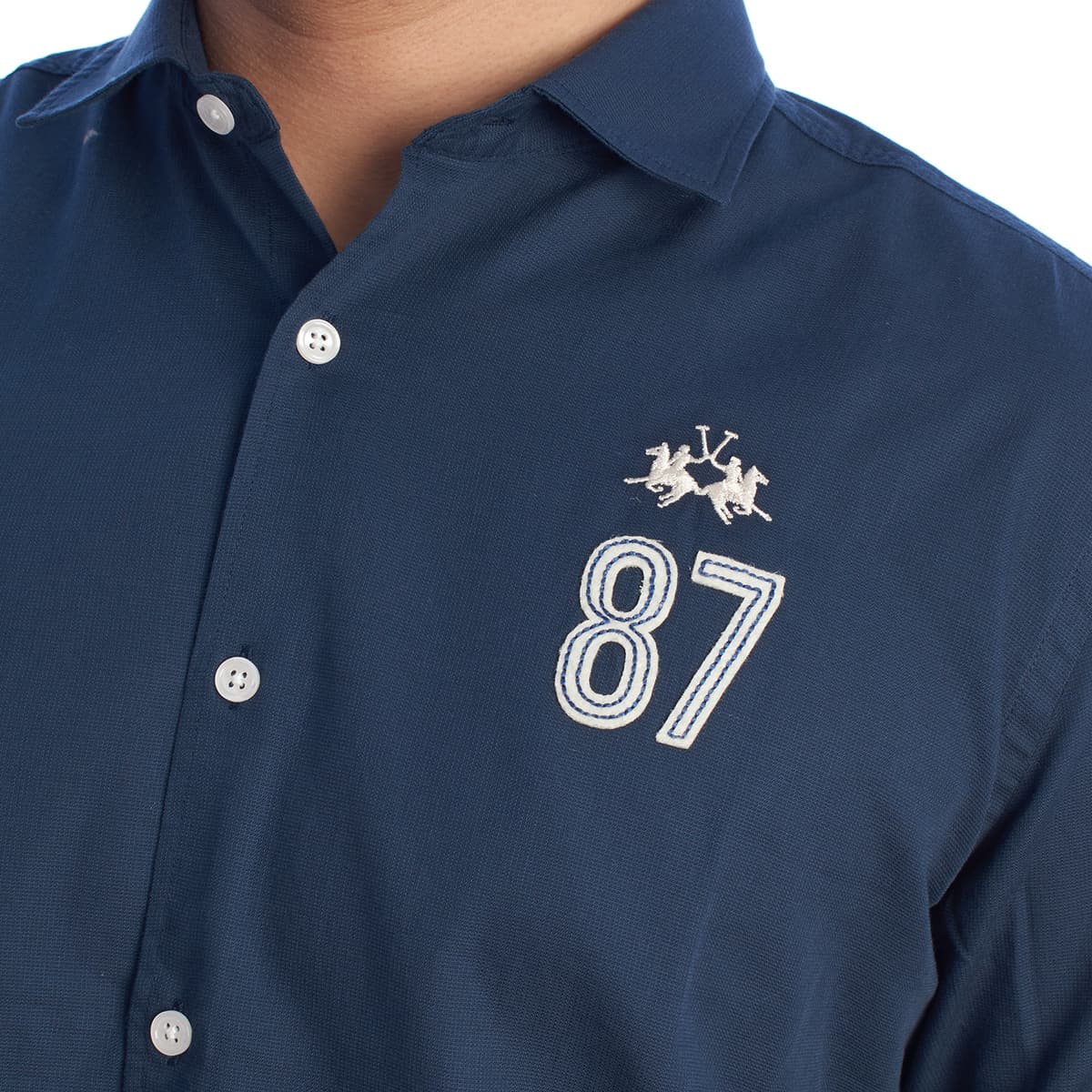 Men's Shirts La Martina Blue