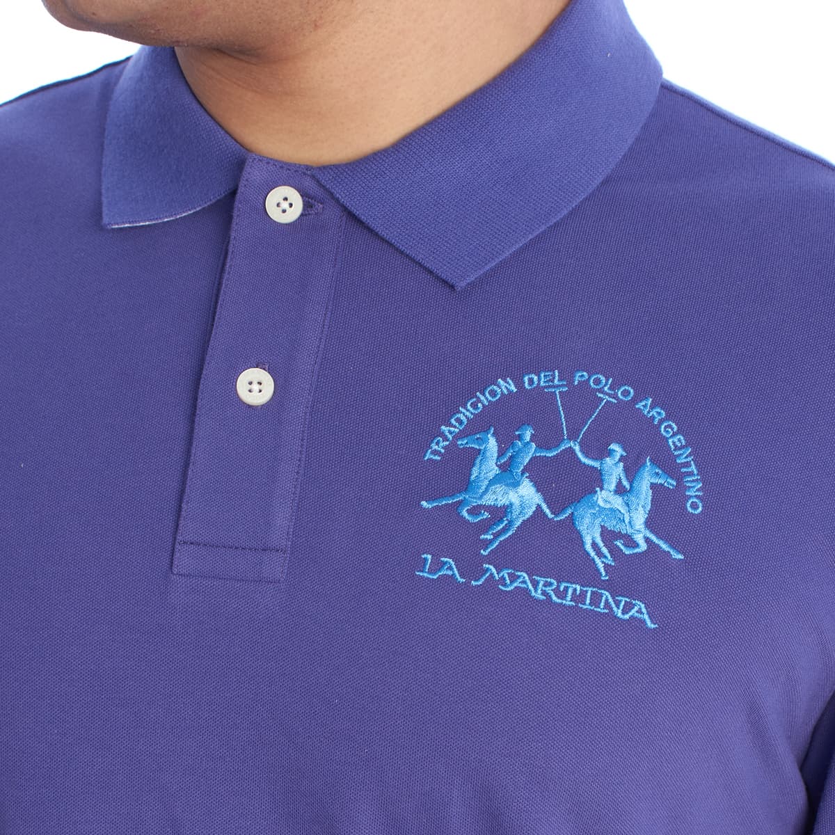 Men's Polo Shirts La Martina Purple