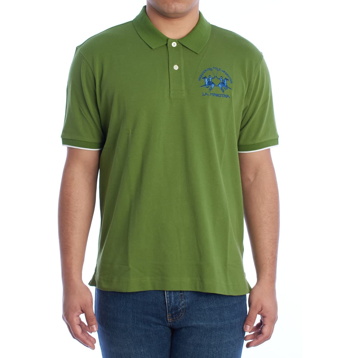 Men's Polo Shirts La Martina Green