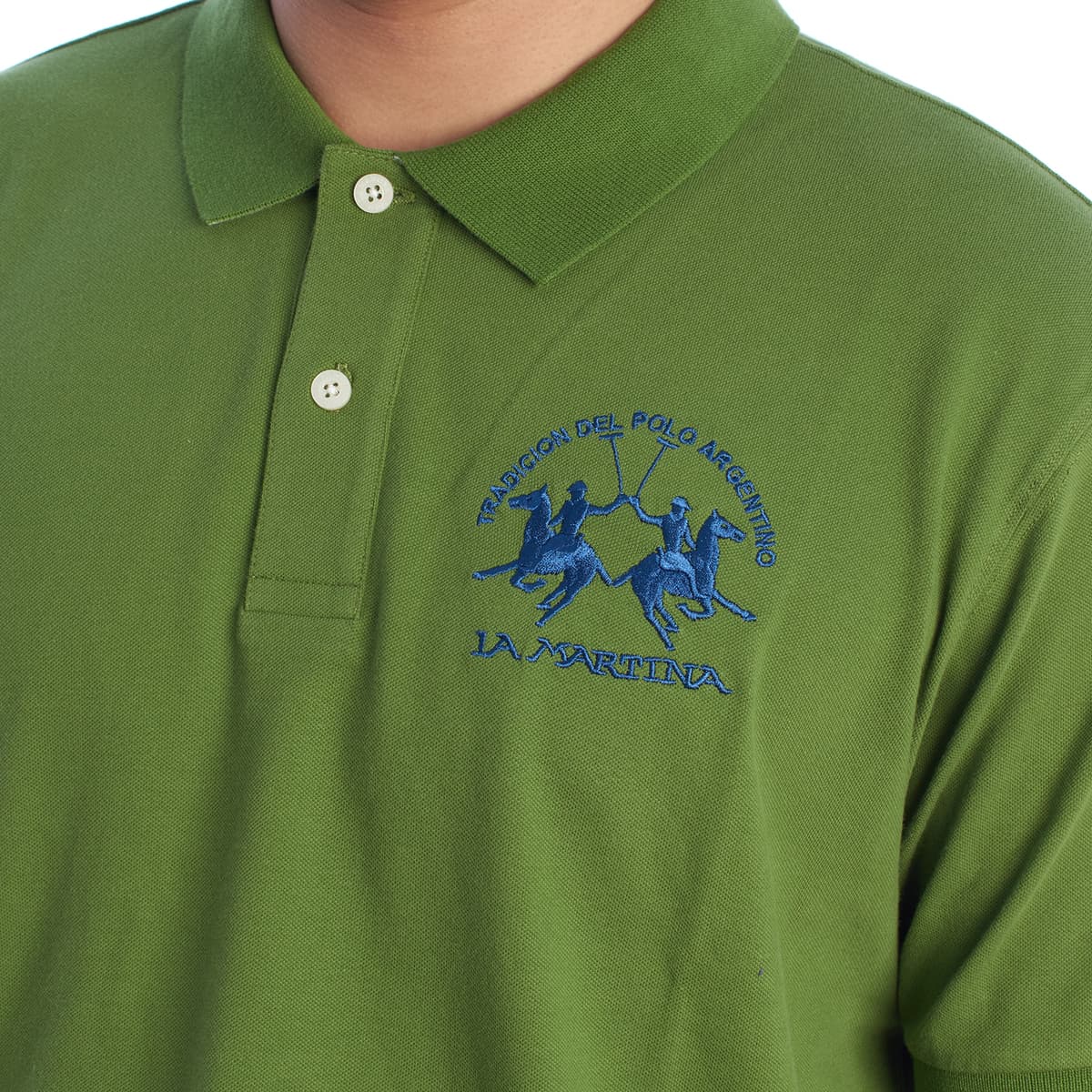 Men's Polo Shirts La Martina Green