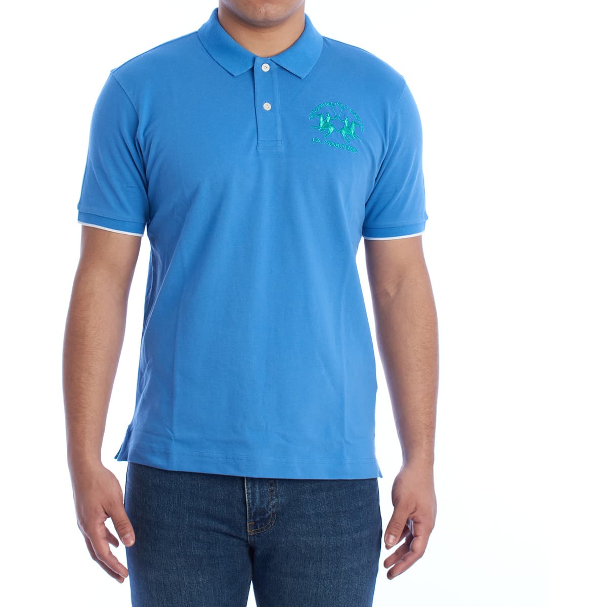 Men's Polo Shirts La Martina Green