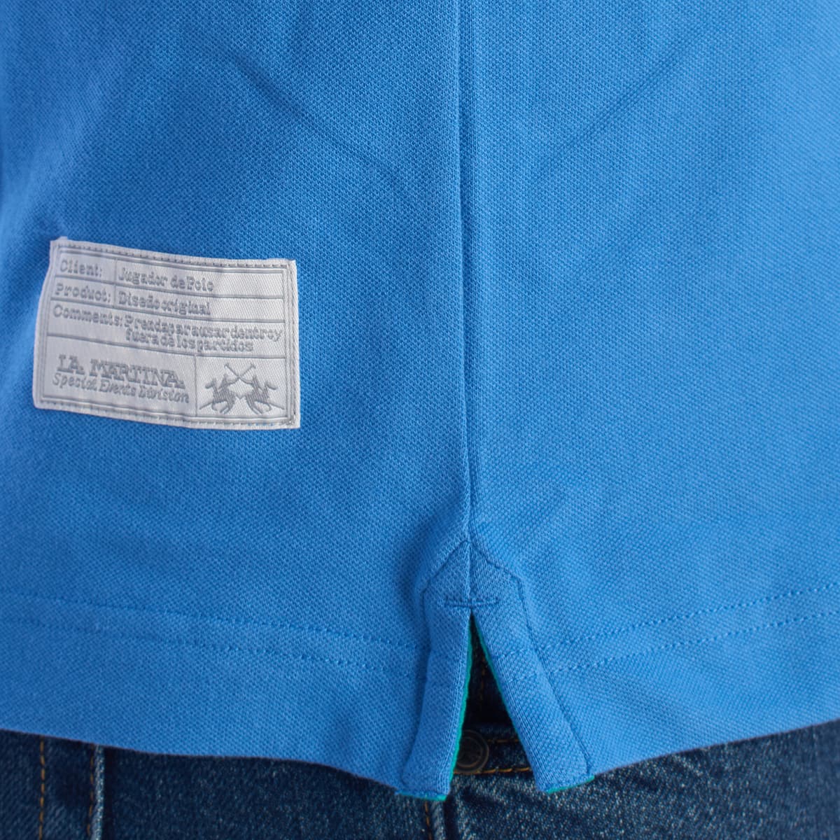 Men's Polo Shirts La Martina Blue