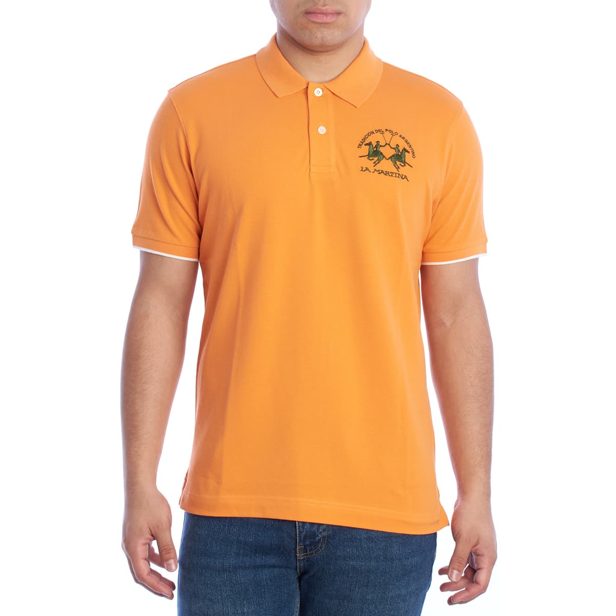 Men's Polo Shirts La Martina Green