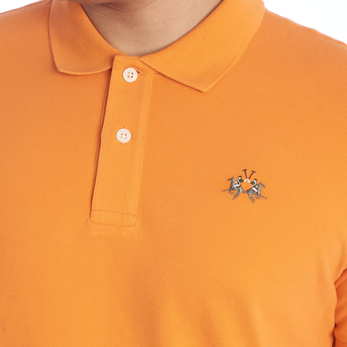 Men's Polo Shirts La Martina Orange