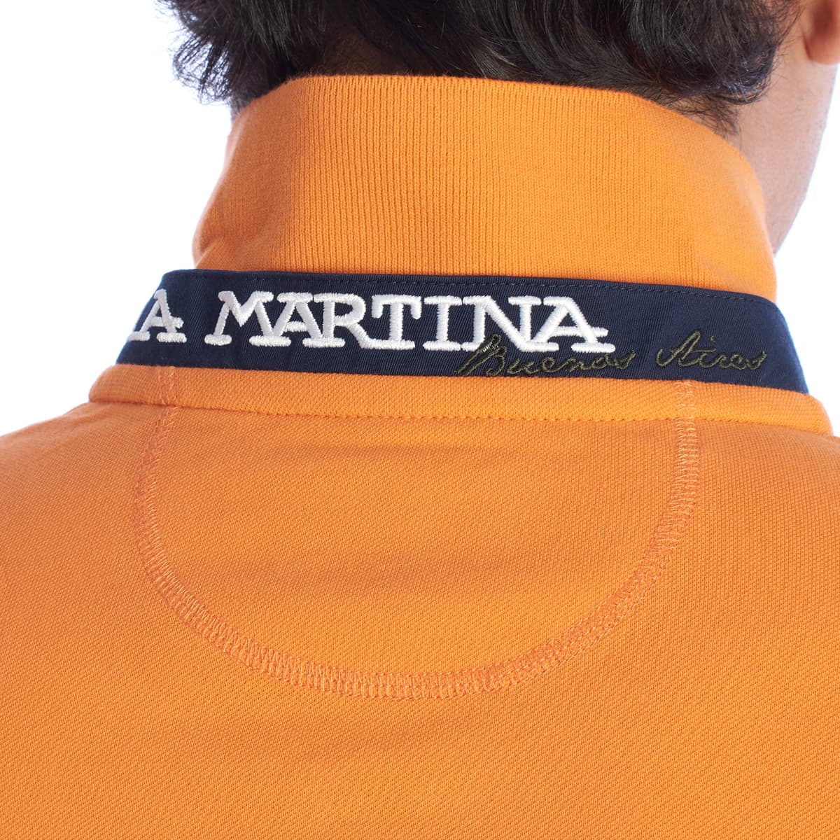 Men's Polo Shirts La Martina Orange
