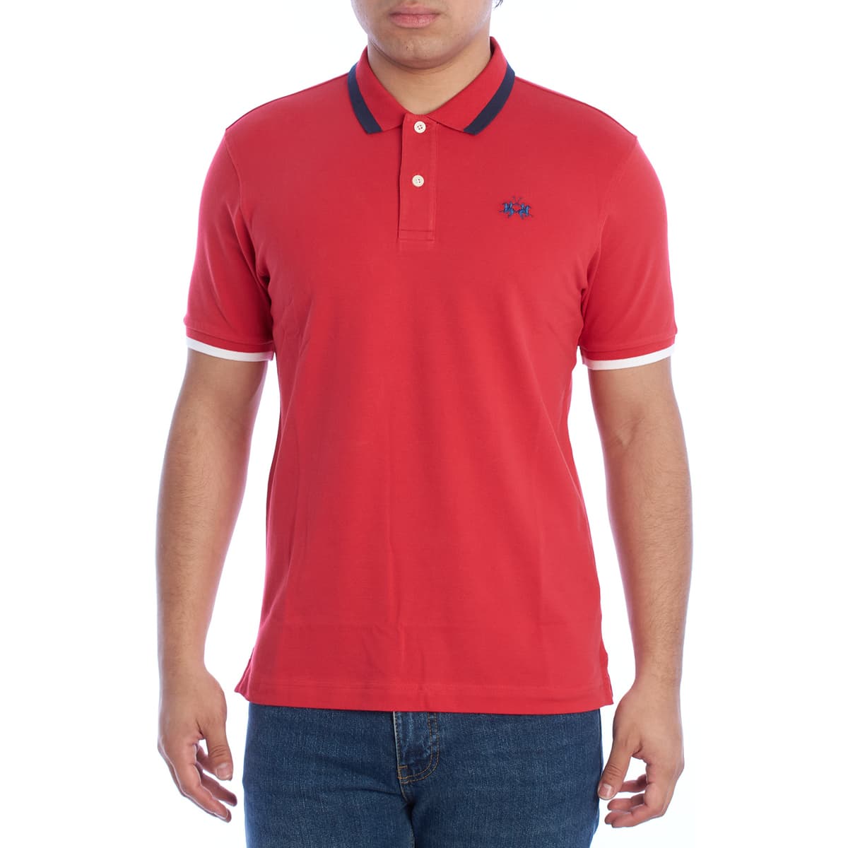 Men's Polo Shirts La Martina Red