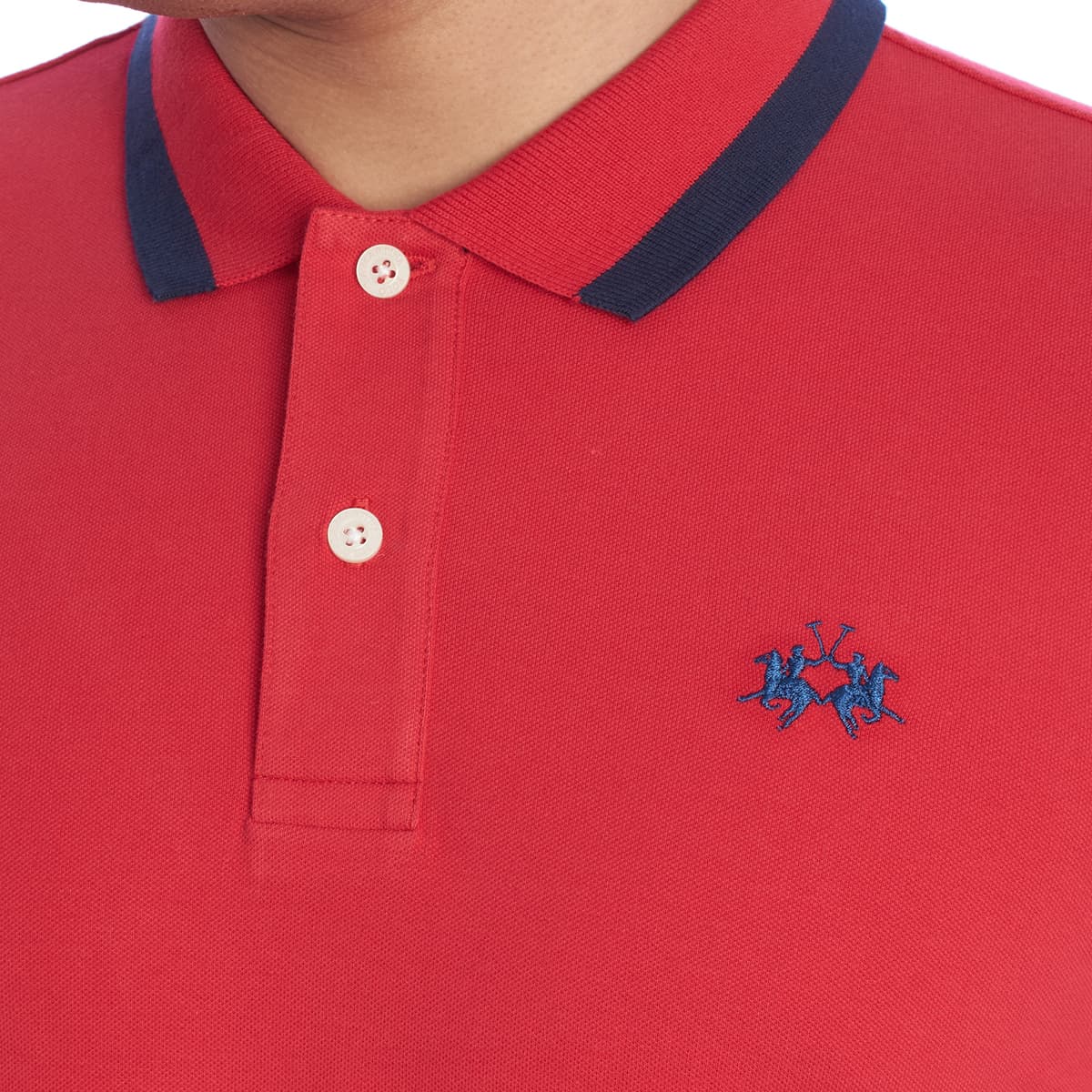 Men's Polo Shirts La Martina Red