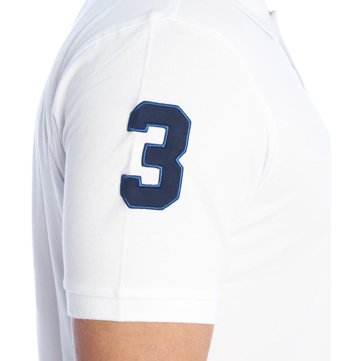 Men's Polo Shirts La Martina White