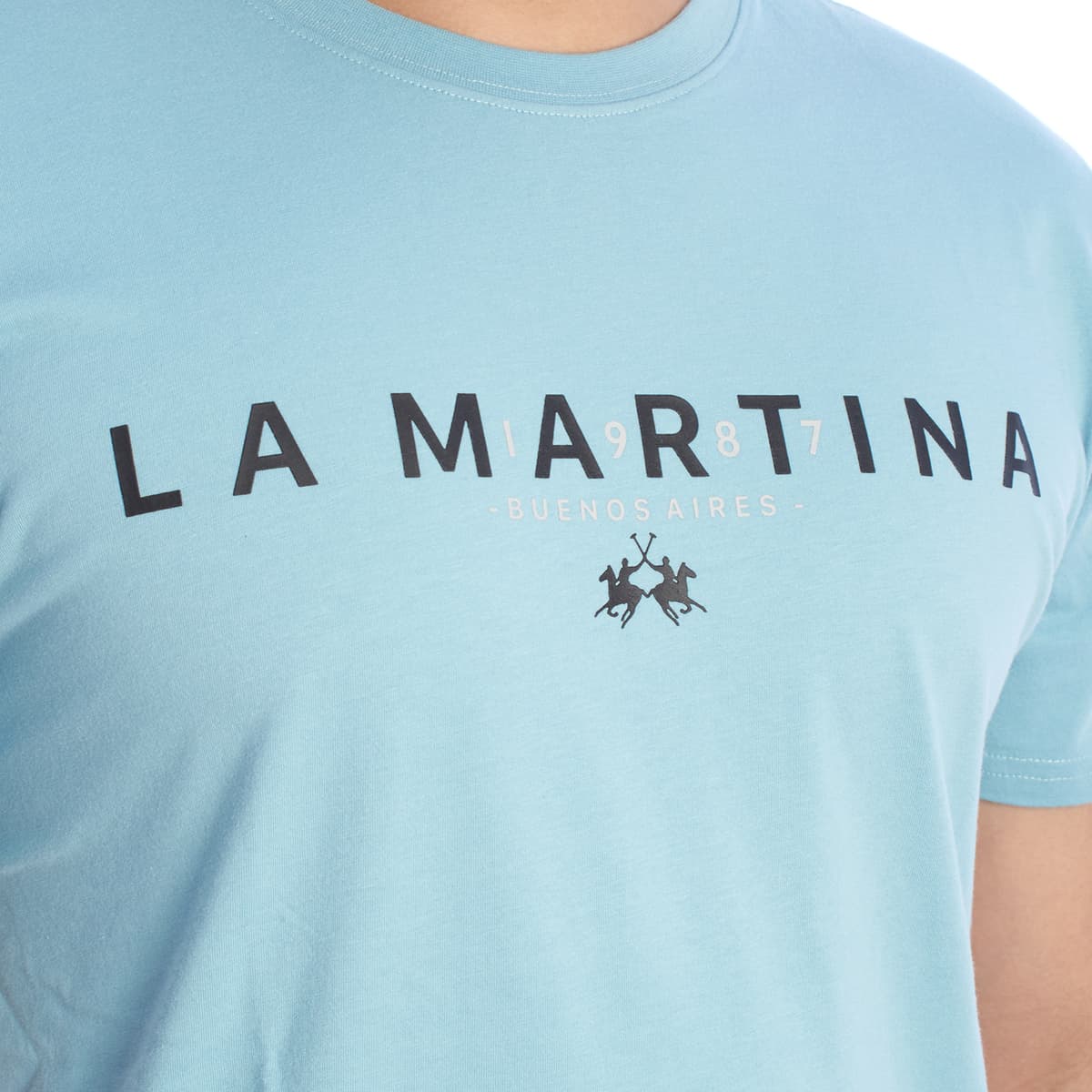 Men's T-Shirts La Martina Blue