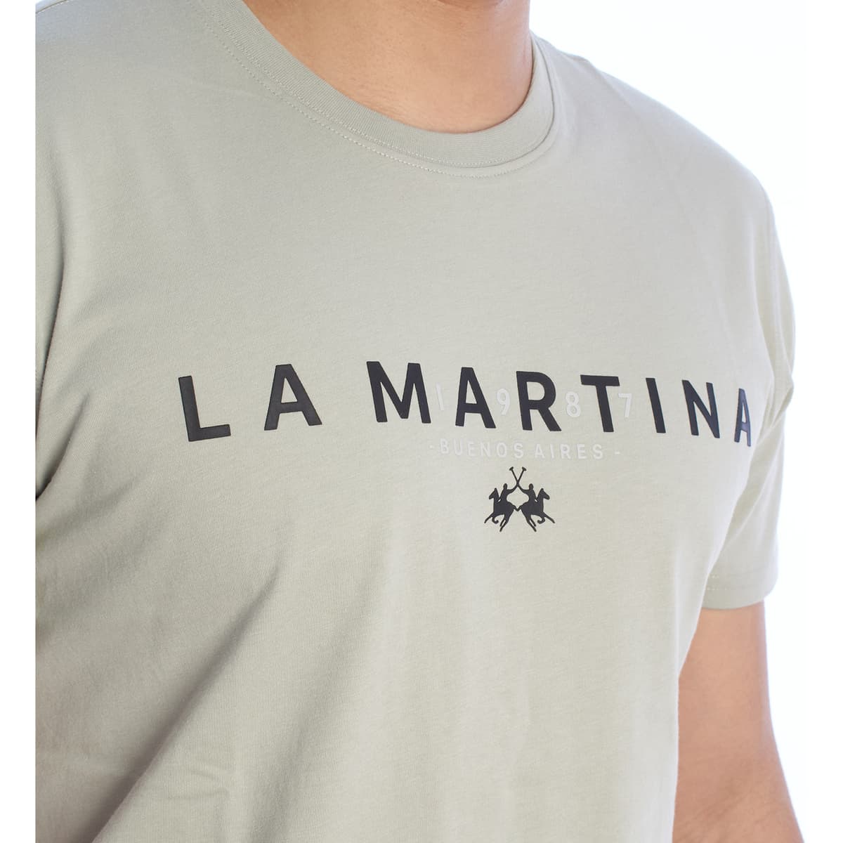 Men's T-Shirts La Martina Gray