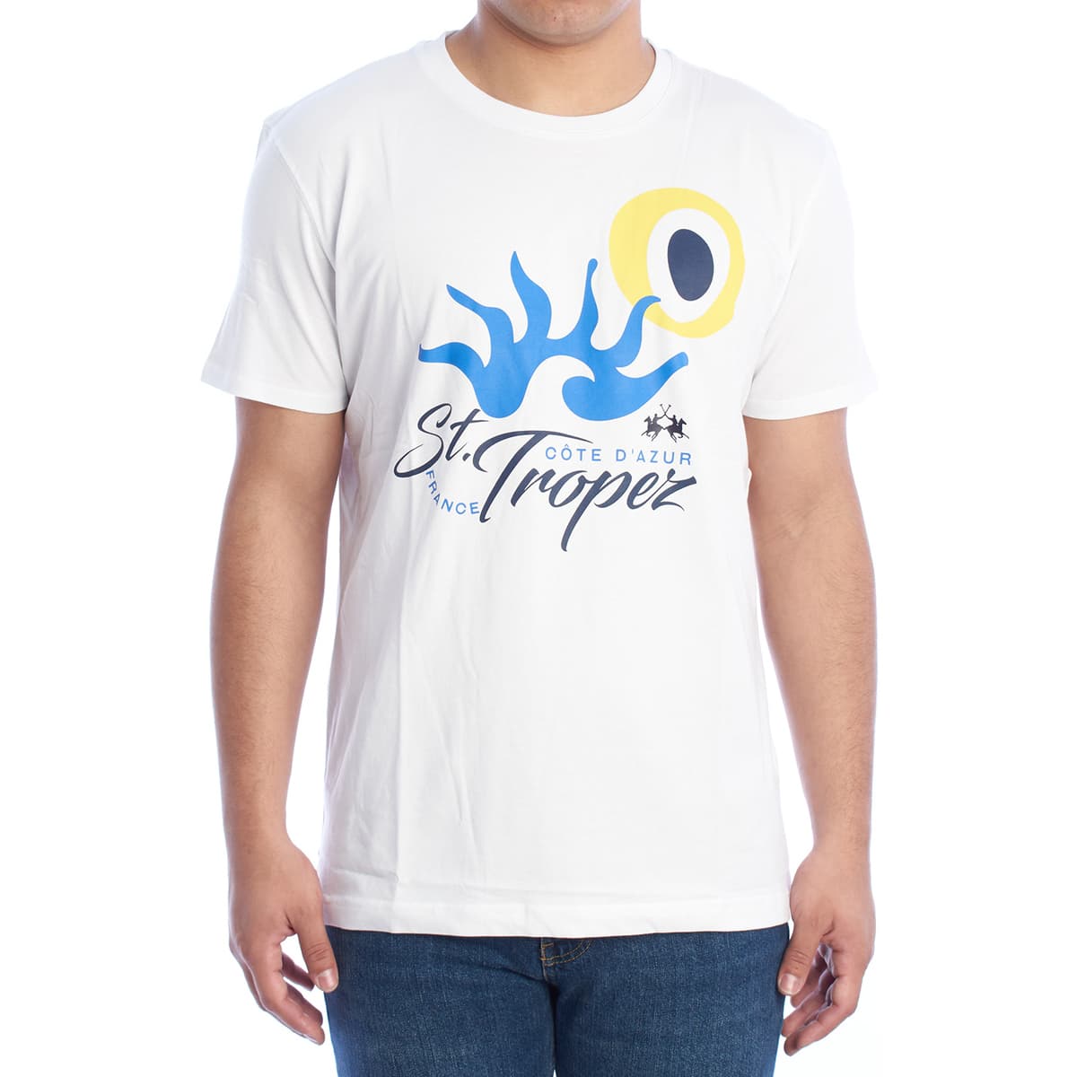 Men's T-Shirts La Martina Blue