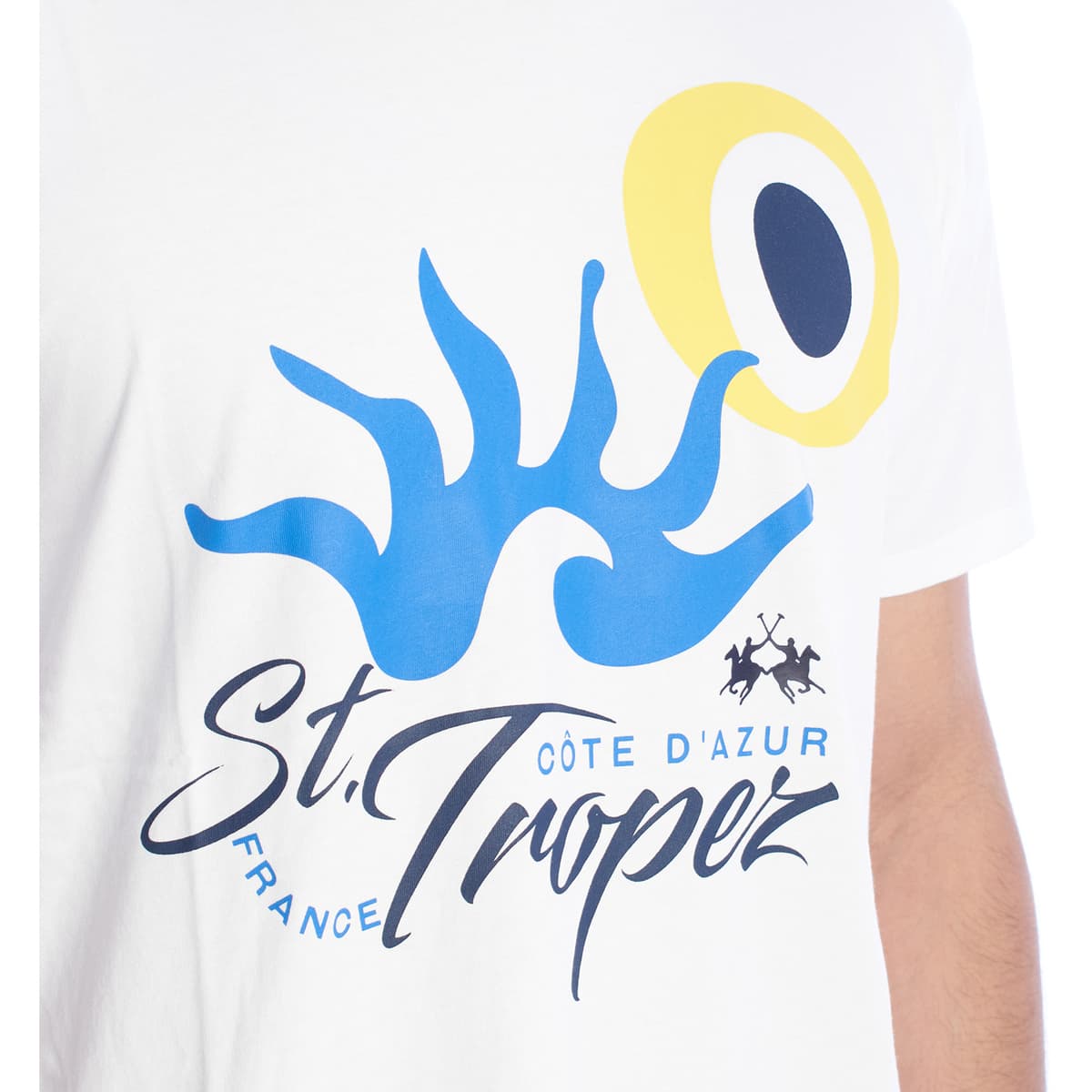 Men's T-Shirts La Martina White