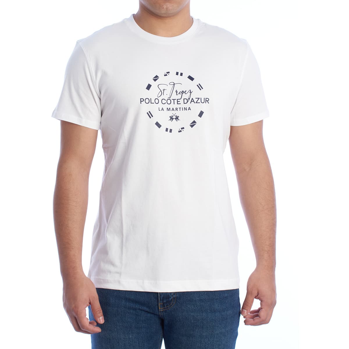 T-shirt με κοντά μανίκια La Martina YMR321-JS206-00001