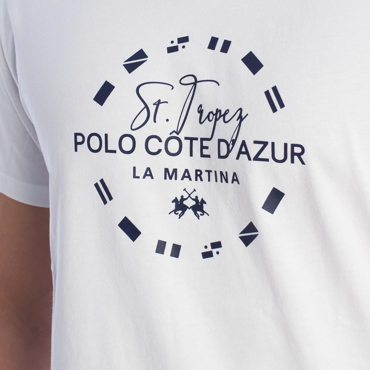 Men's T-Shirts La Martina White