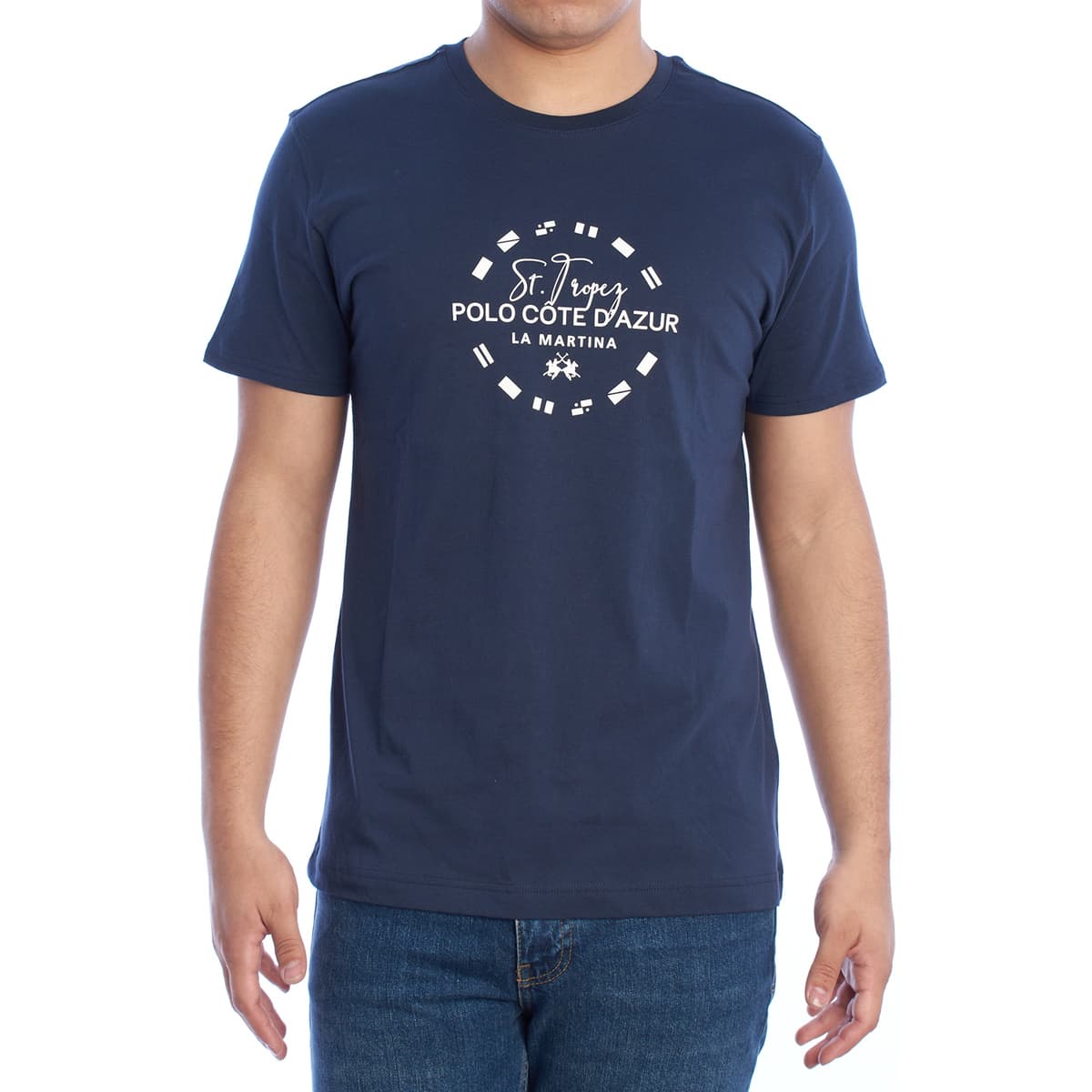 T-shirt με κοντά μανίκια La Martina YMR321-JS206-00001