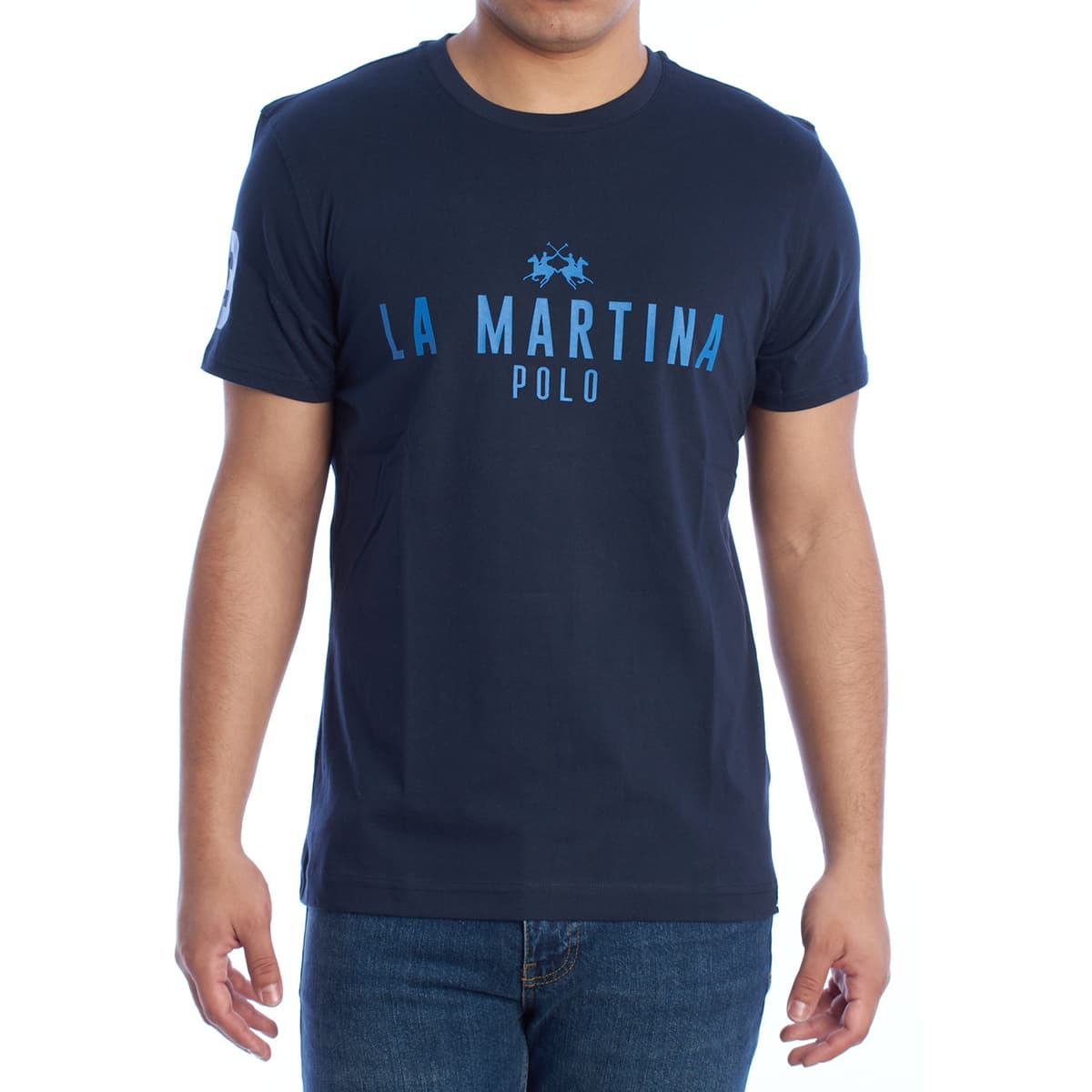 Men's T-Shirts La Martina Blue