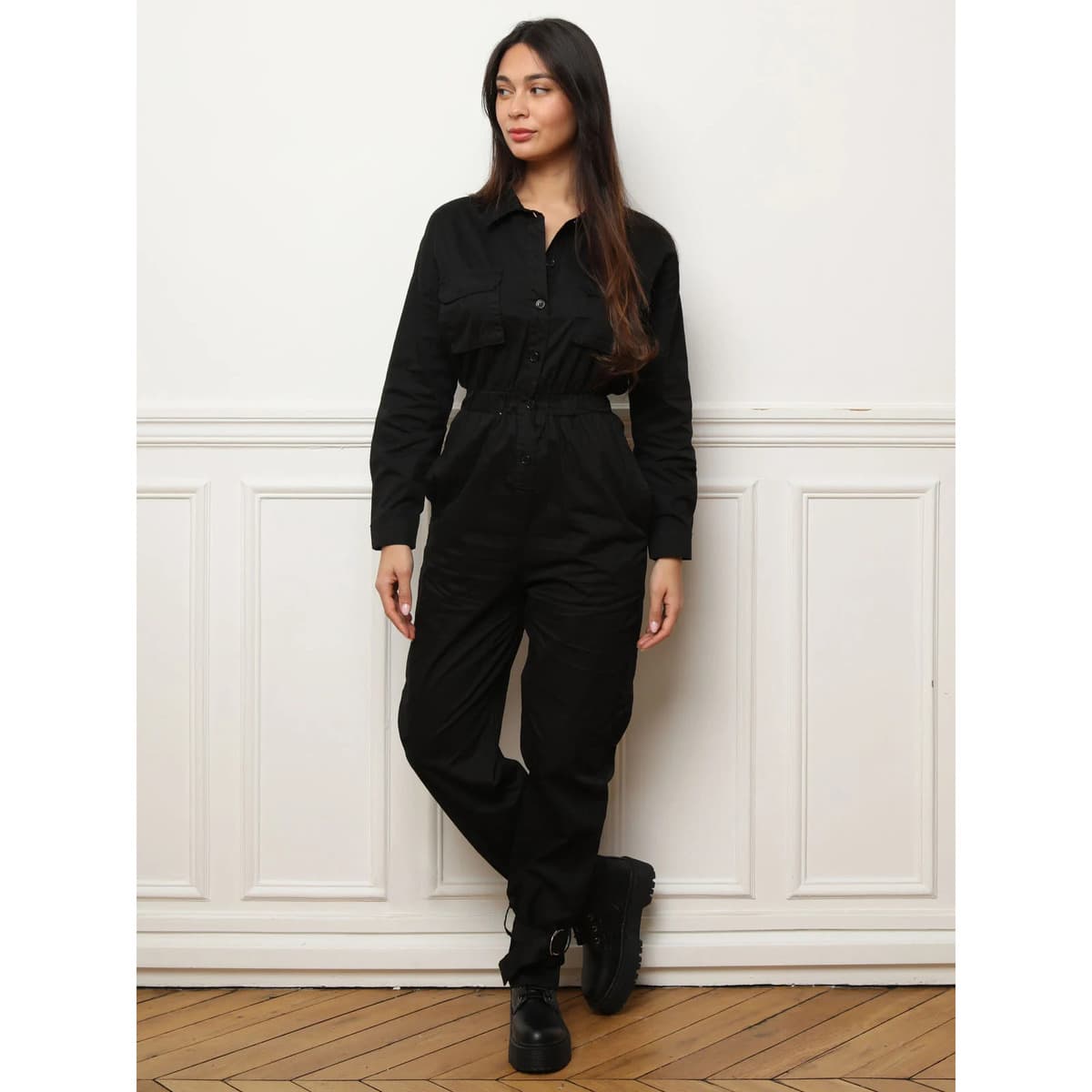 Women's Jumpsuits La Modeuse Black