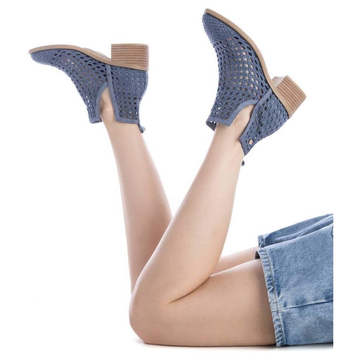 Women's Ankle Boots Xti Blue