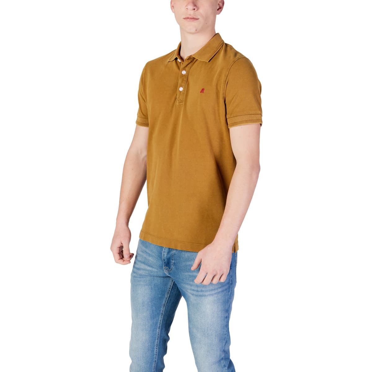 Men's Polo Shirts Replay Brown
