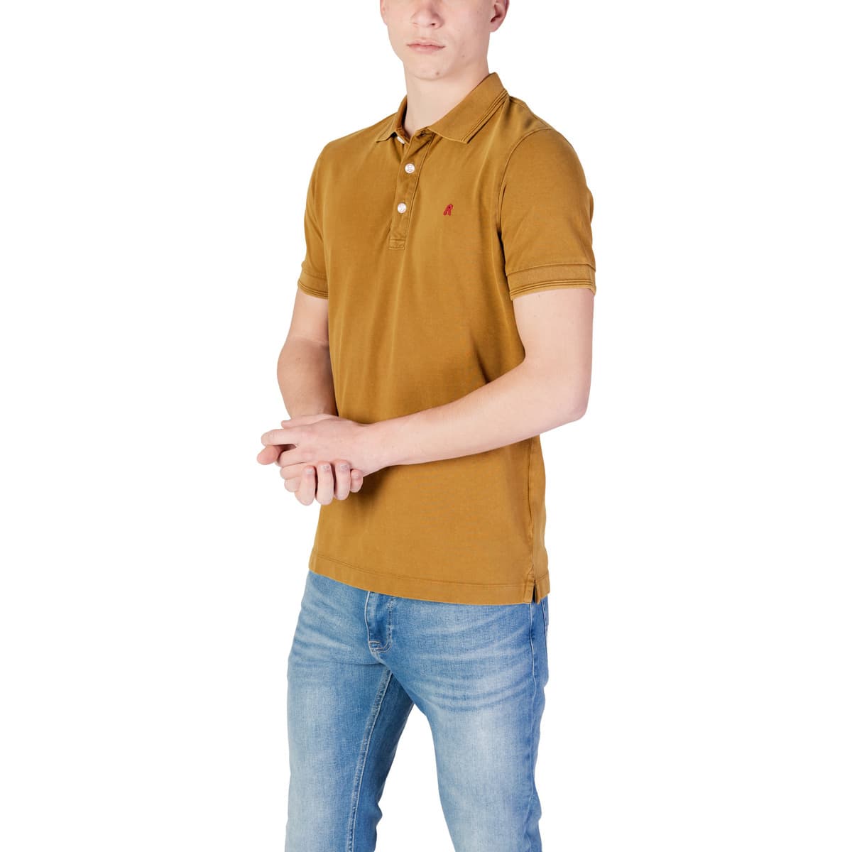 Men's Polo Shirts Replay Brown