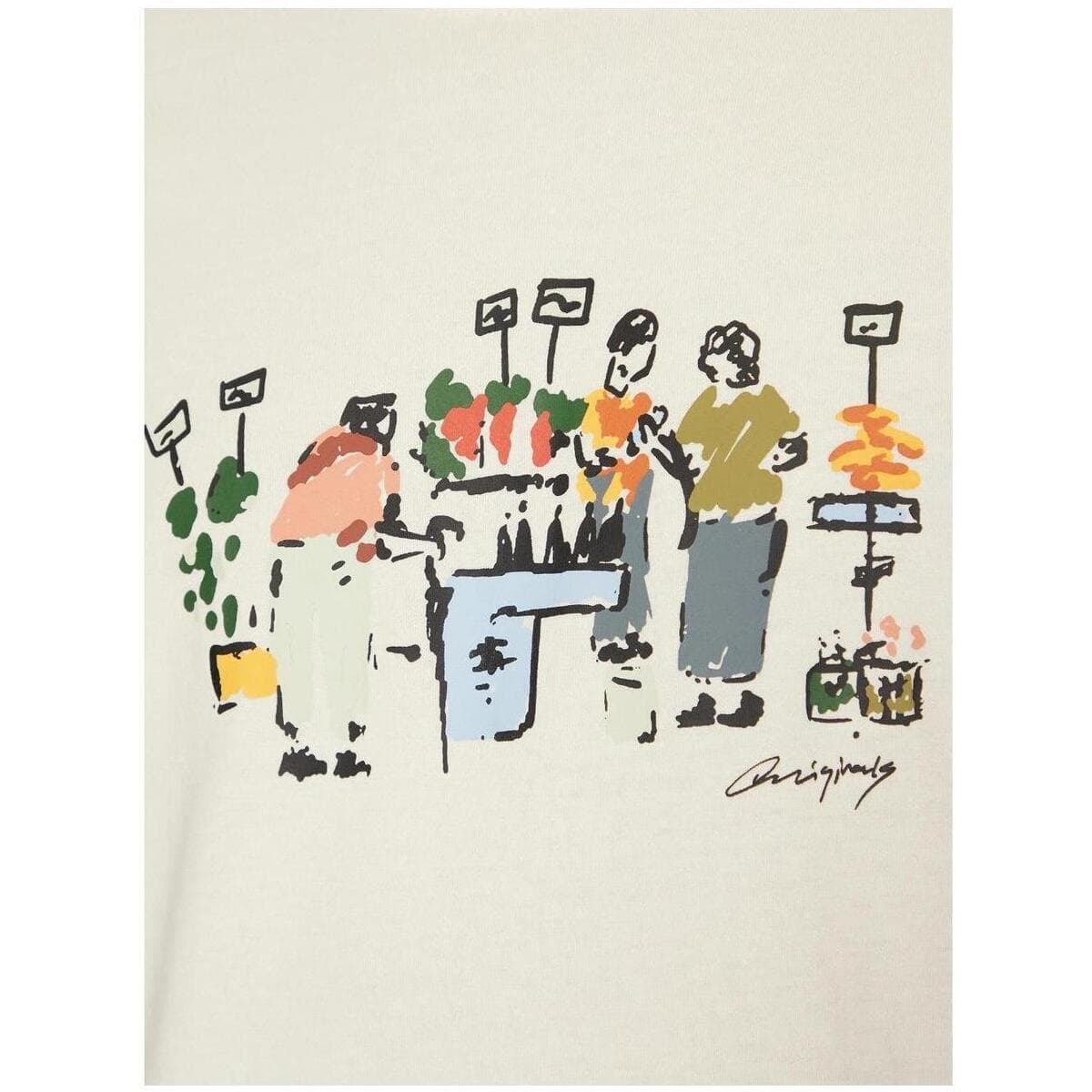 Men's T-Shirts Jack & Jones Beige