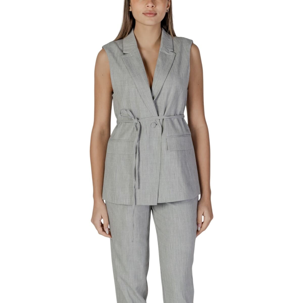 Women's Vests Vila Gray