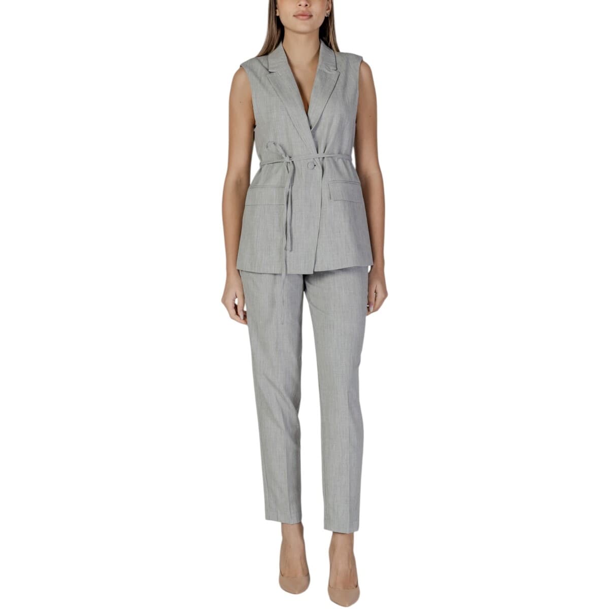 Women's Vests Vila Gray