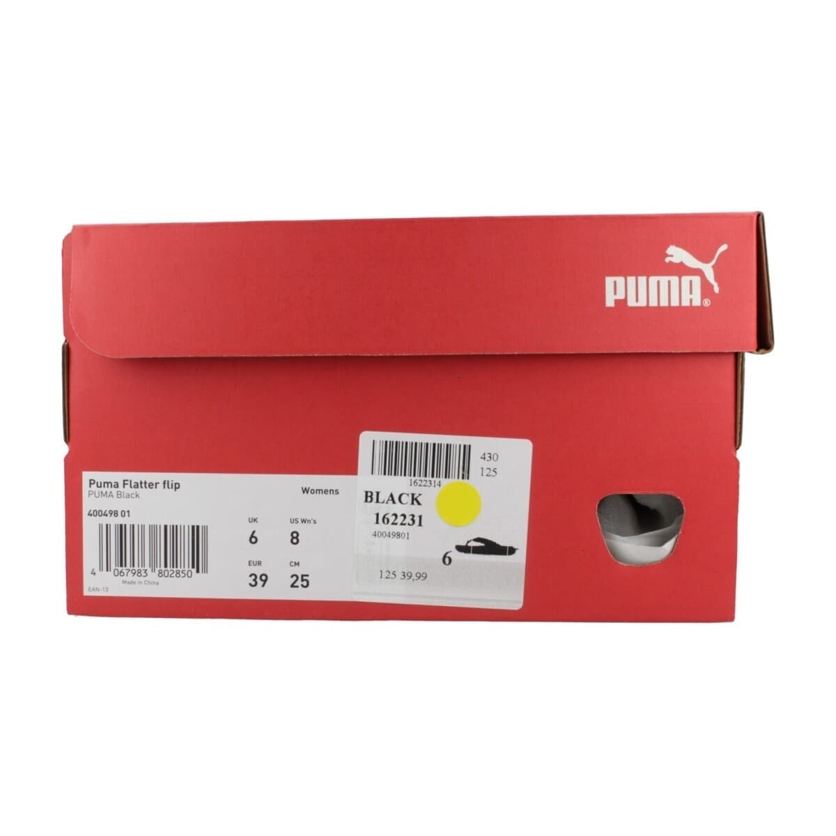 Women's Flip Flops Puma Black